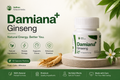 🌿 Damiana+ Ginseng Capsules  Natural Energy & Performance Booster